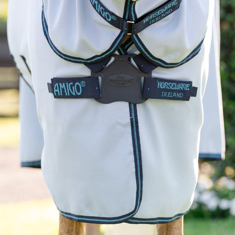Horseware - Couverture d'extérieur Amigo Ripstop Pony azure blue/ marine/ bleu éléctrique | - Ohlala