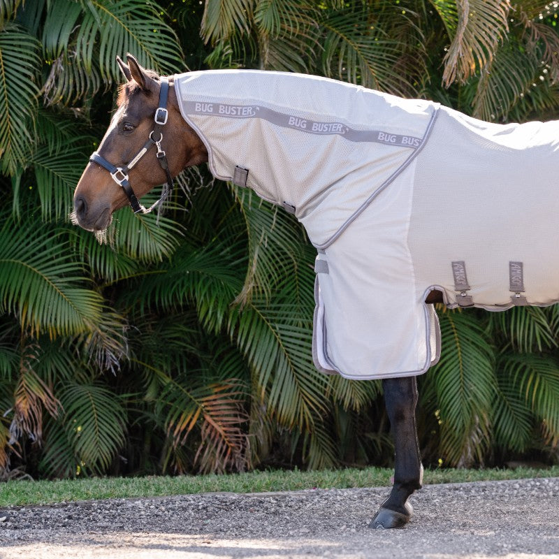 Horseware - Anti-vlieg halsband Amigo Bug Buster zilver/ titanium grijs/ zilver