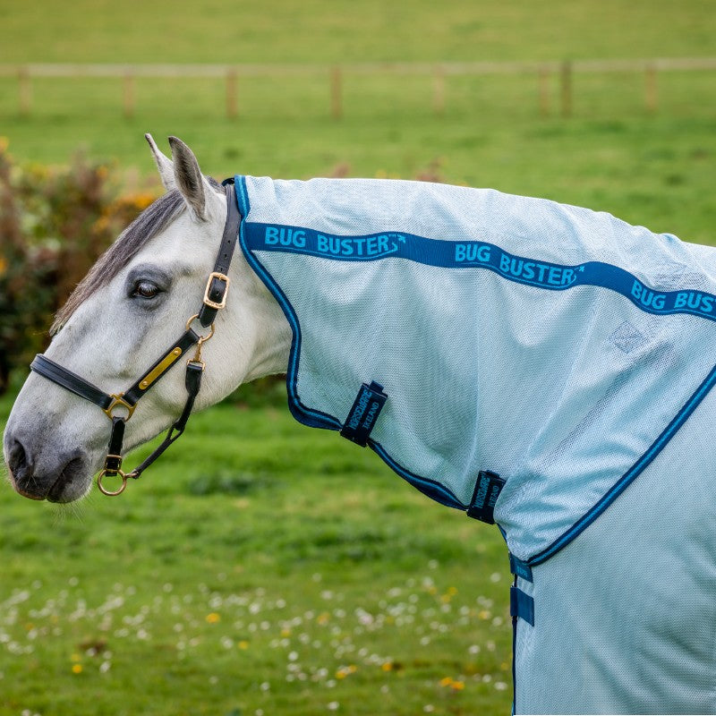 Horseware - Vliegenwerende halsband Amigo Bug Buster azuurblauw/ marine/ elektrisch blauw
