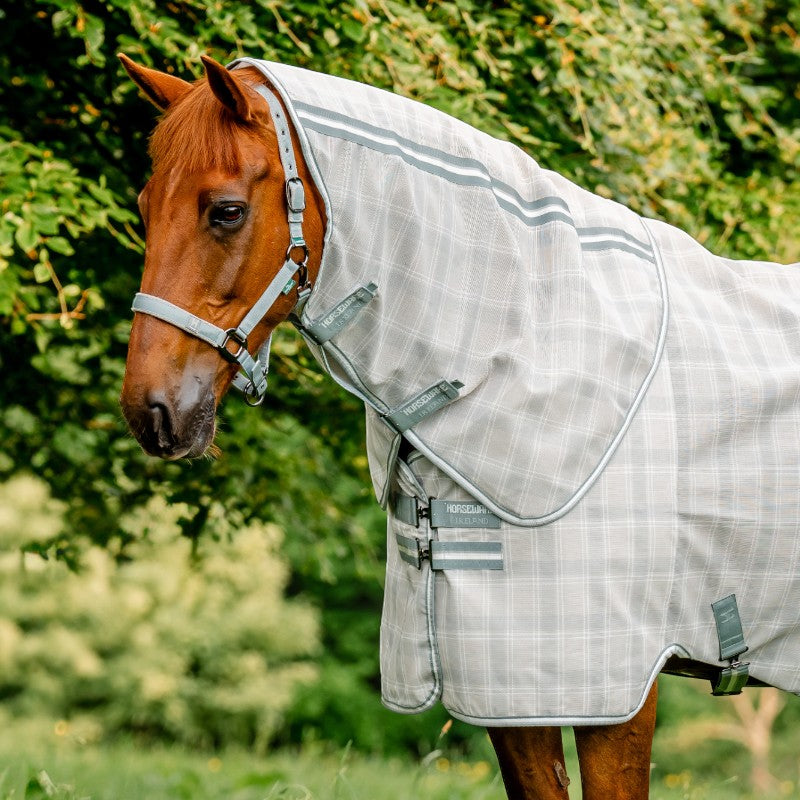 Horseware - Couvre-cou anti-mouches Newmarket witney charcoal | - Ohlala