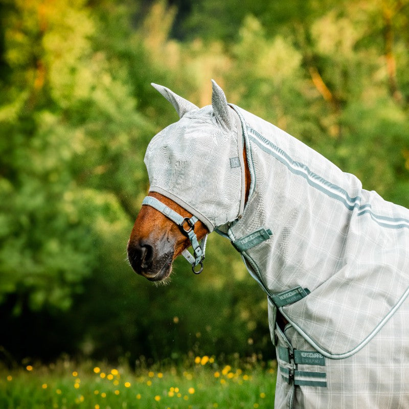 Horseware - Masque anti-mouches Newmarket witney charcoal | - Ohlala
