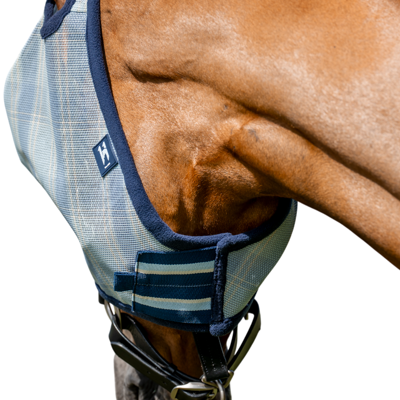 Horseware - Masque anti-mouches sans oreilles Newmarket witney navy | - Ohlala