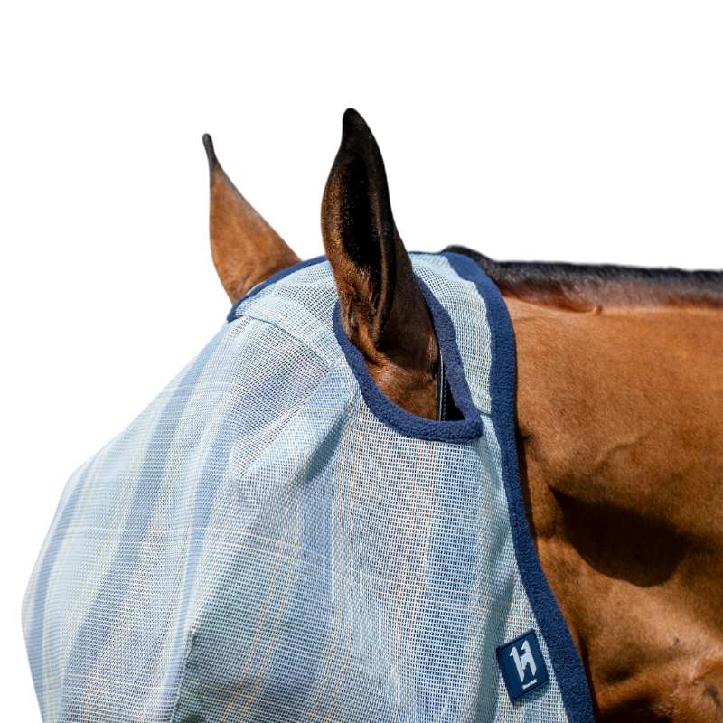 Horseware - Masque anti-mouches sans oreilles Newmarket witney navy | - Ohlala