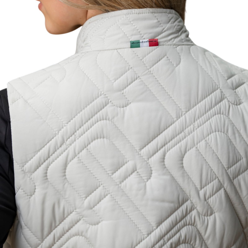 Horseware - Doudoune sans manches femme Neve Monogram Quilted bone | - Ohlala