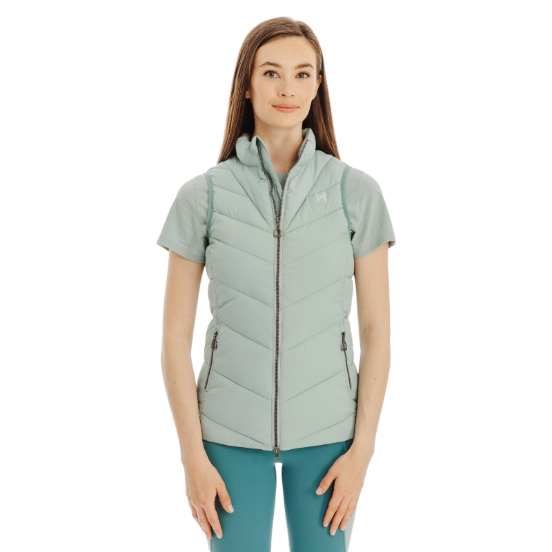 Horseware - Doudoune sans manches femme Stride soft mint | - Ohlala