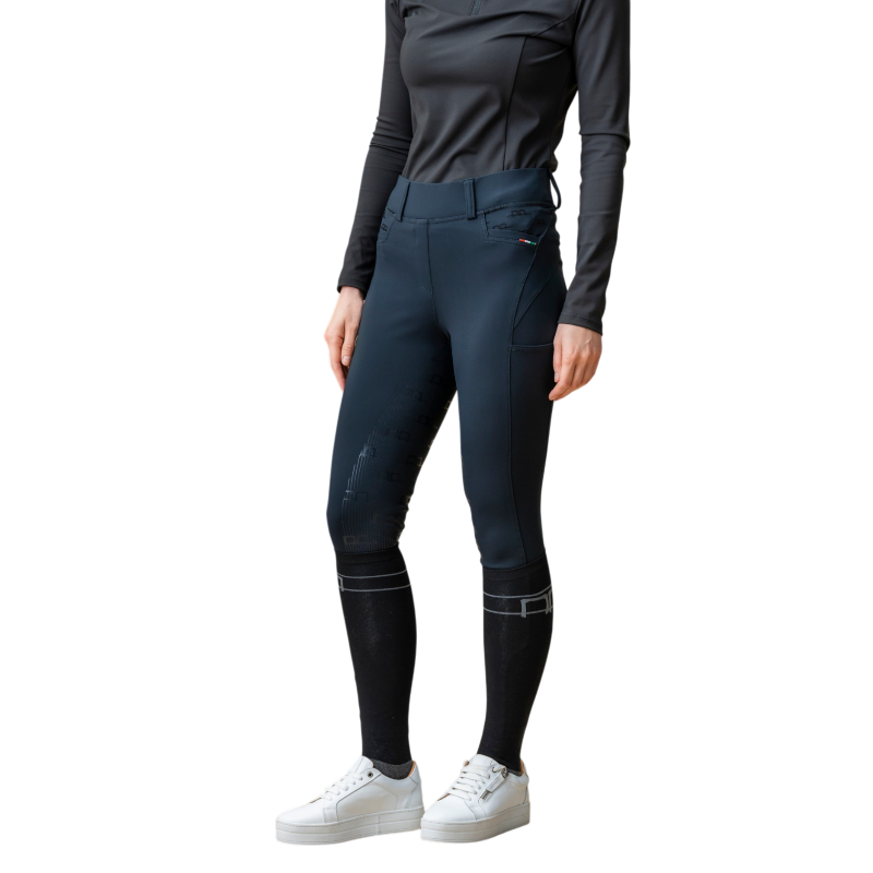 Horseware - Legging d'équitation femme Fina Brushed noir full grip | - Ohlala