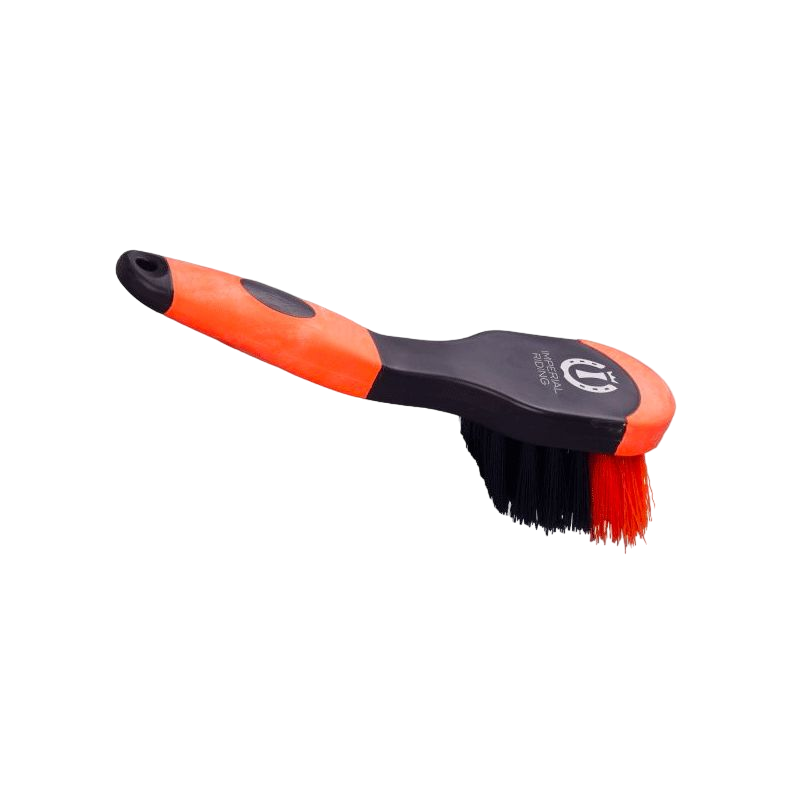 Imperial Riding - Brosse à sabots orange/ gris | - Ohlala