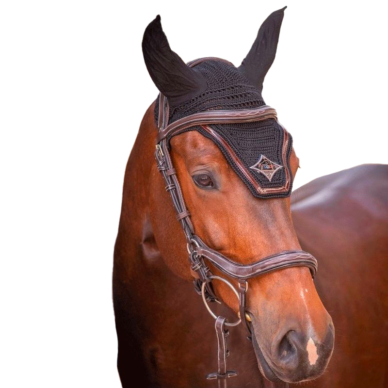 Jump'In - Bonnet écusson losange noir/ choco/ marron | - Ohlala