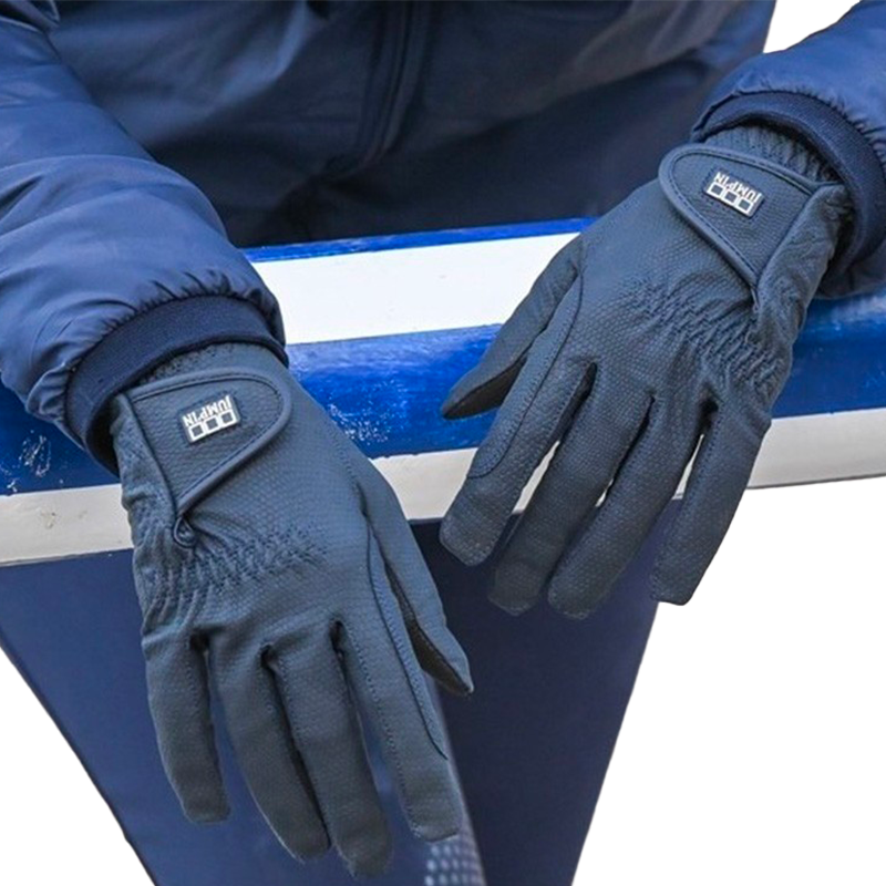 Jump'in - Gants d'équitation Skintec noir | - Ohlala