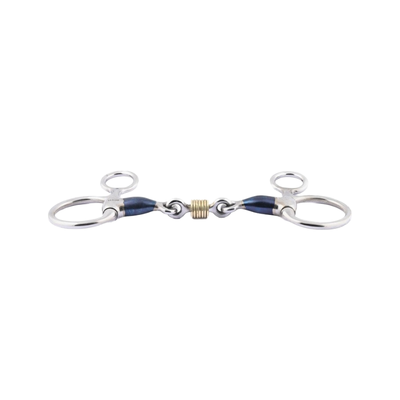 Jump'In - Mors Blue Steel Baucher anneaux cuivre double brisure | - Ohlala