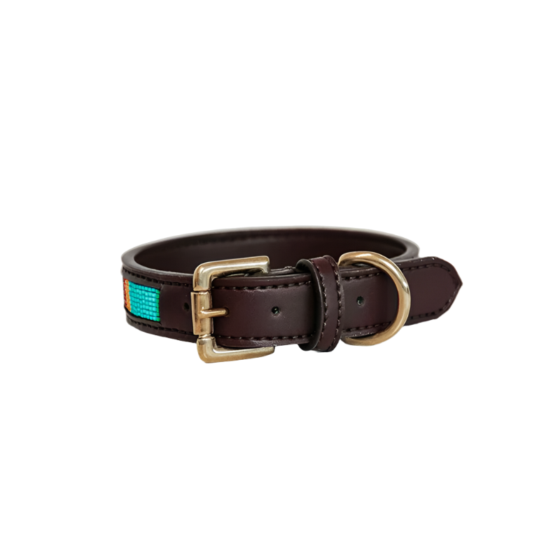 Kentucky Dogwear - Collier pour chiens perles faites main pure bleu clair | - Ohlala