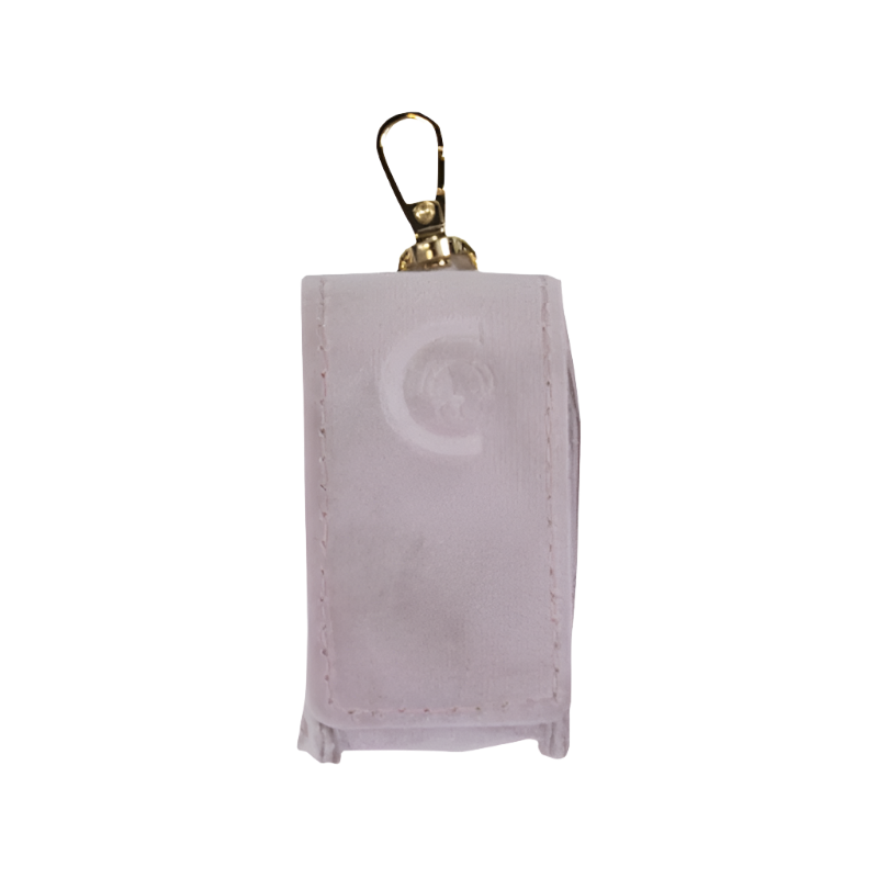 Kentucky Dogwear - Sac à crottes carré velvet rose tendre | - Ohlala