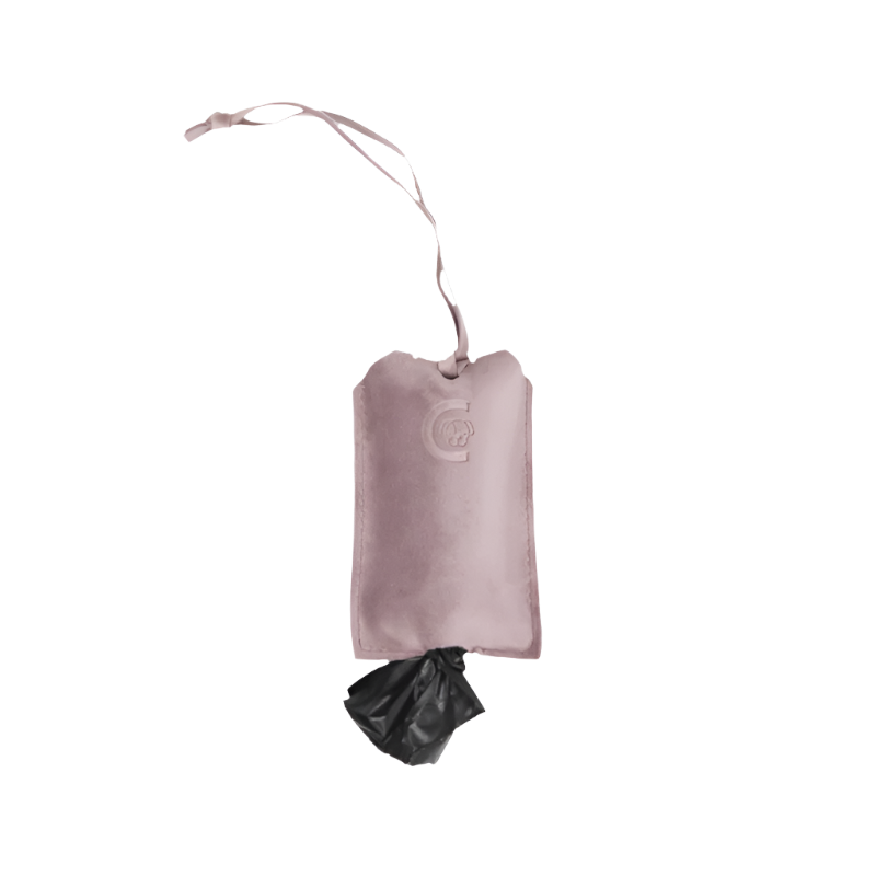 Kentucky Dogwear - Sac à crottes de poches velvet rose tendre | - Ohlala