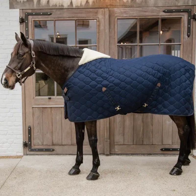 Kentucky Horsewear - Couverture d'écurie Confort marine 100g | - Ohlala
