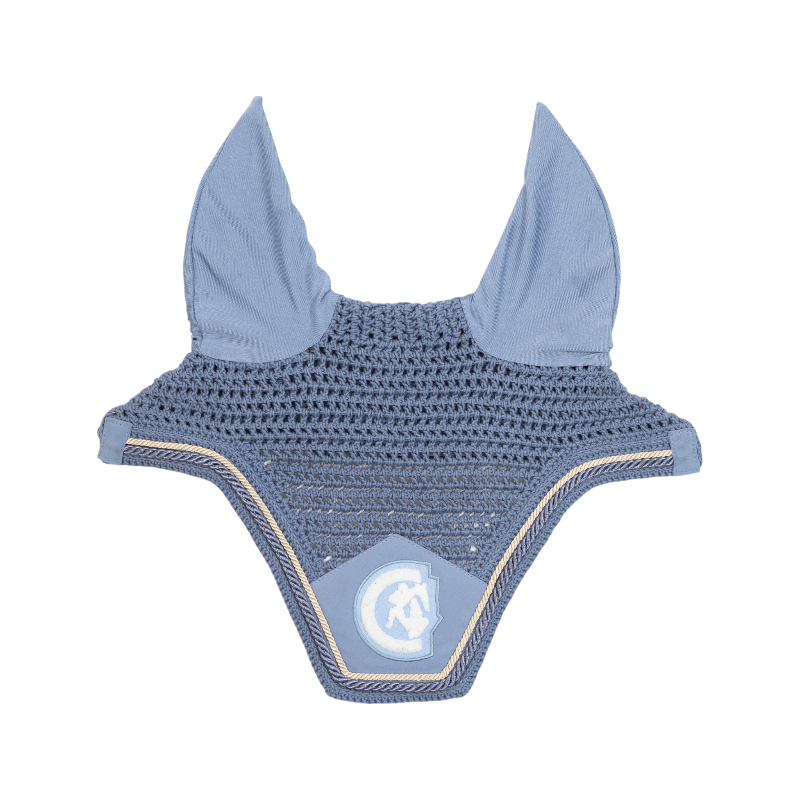 Kentucky Horsewear - Bonnet anti-mouches Wellington 3D Logo corde bleu clair | - Ohlala