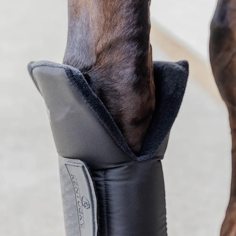 Kentucky Horsewear - Guêtres d'écurie longues Protect antérieurs noir (x2) | - Ohlala