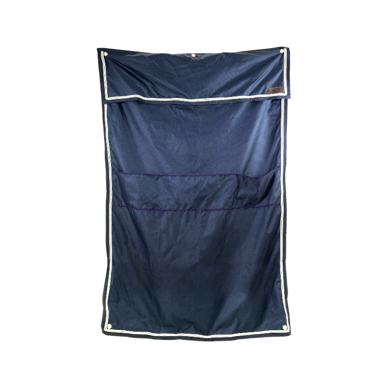 Kentucky Horsewear - Tenture de box avec poches imperméable marine | - Ohlala