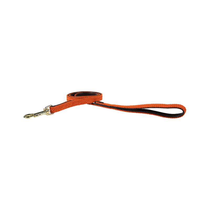 Kentucky Dogwear - Laisse pour chien nylon tressé Plaited Nylon 120 cm orange | - Ohlala