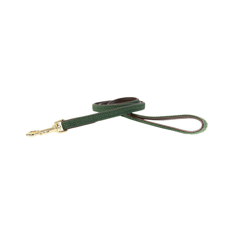 Kentucky Dogwear - Laisse pour chien nylon tressé Plaited Nylon 120 cm vert olive