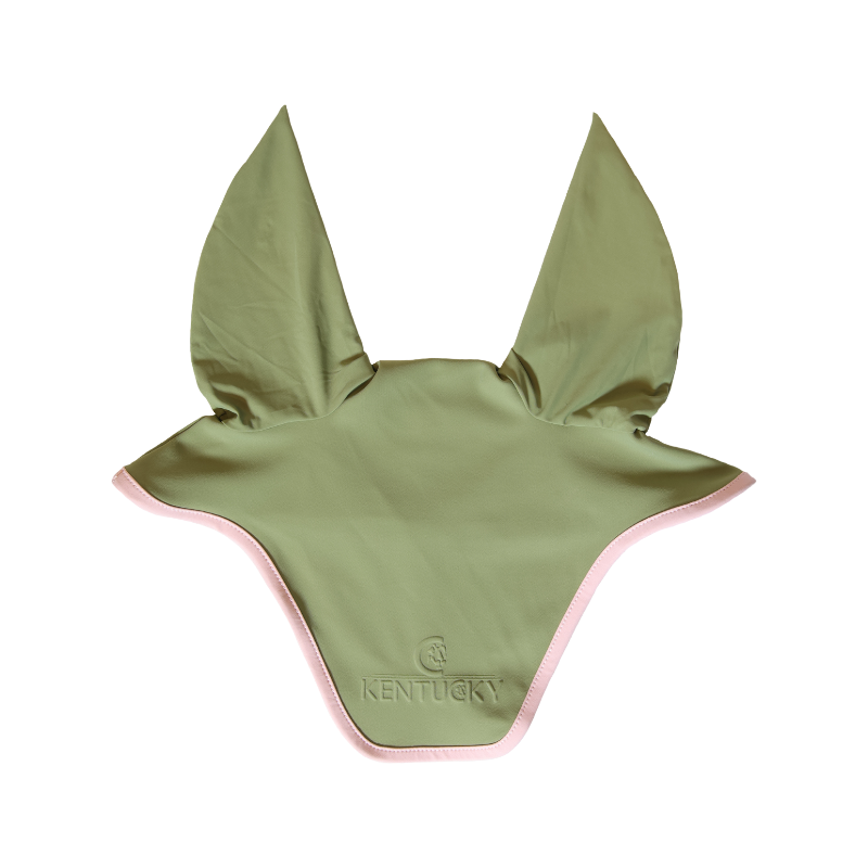 Kentucky Horsewear - Bonnet Wellington Softshell kaki/ vieux rose | - Ohlala