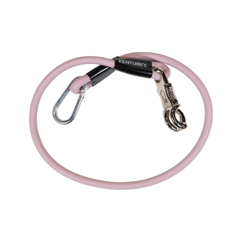 Kentucky Horsewear - Longe d'attache silicone vieux rose | - Ohlala