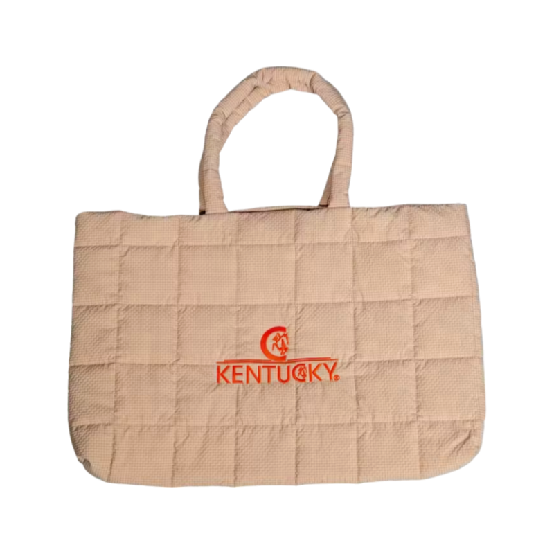 Kentucky Horsewear - Sac rembourré Logo Kentucky beige | - Ohlala