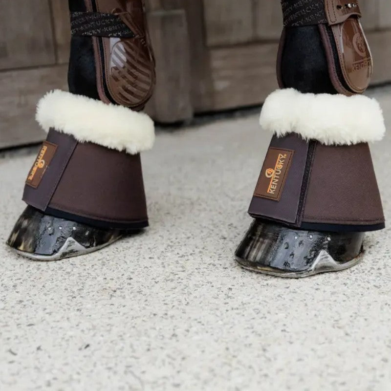 Kentucky Horsewear - Cloches chevaux mouton Solimbra marron | - Ohlala