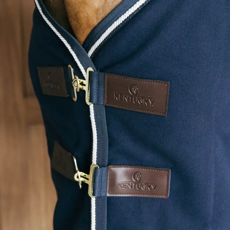 Kentucky Horsewear - Chemise séchante Vegan Wool marine | - Ohlala