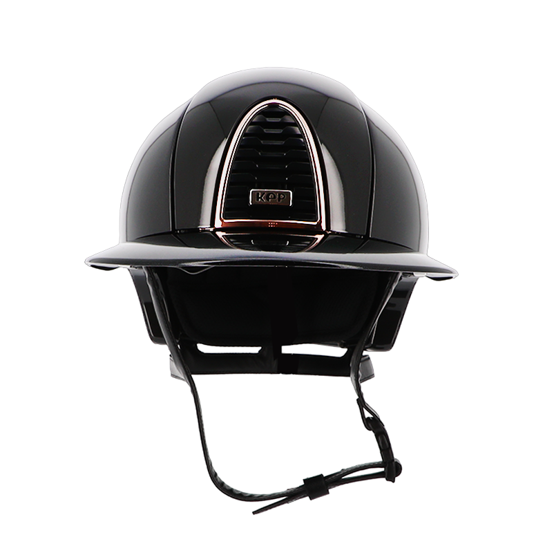 KEP - Casque Cromo 2.0 shine noir logo rose gold polo diamond | - Ohlala