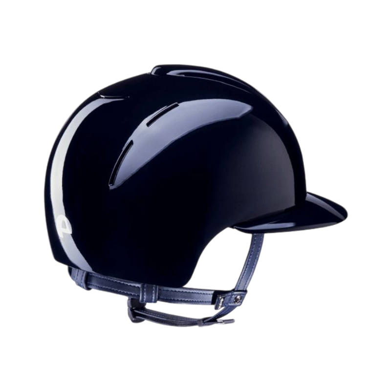 KEP - Casque d'équitation Smart polish marine visière polo | - Ohlala