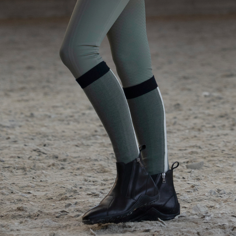 Kingsland - Chaussettes d'équitation KLLaura Coolmax green agave (x2) | - Ohlala