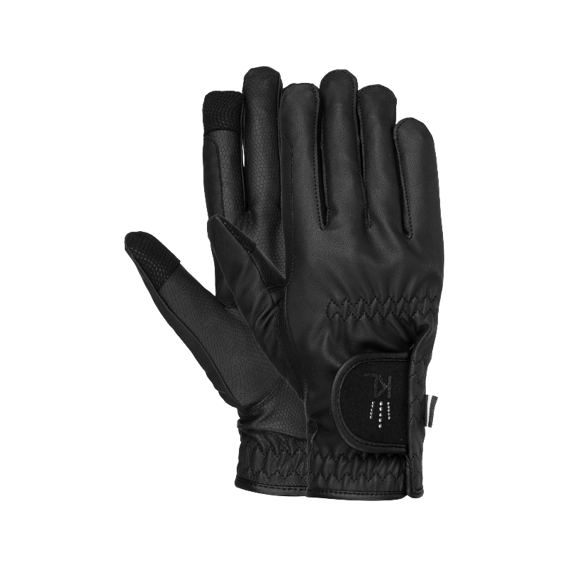 Kingsland - Gants d'équitation femme KLVanio hiver noir | - Ohlala