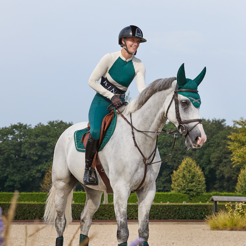 Kingsland - Pantalon d'équitation femme KLKaya green june bug | - Ohlala