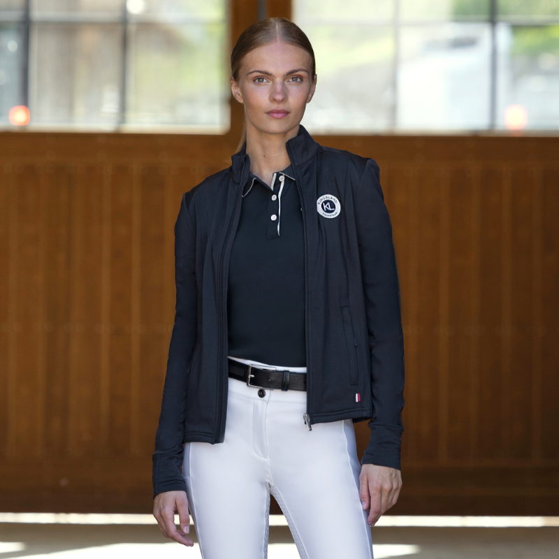 Kingsland - Veste manches longues zippée polaire femme KLLucy marine | - Ohlala