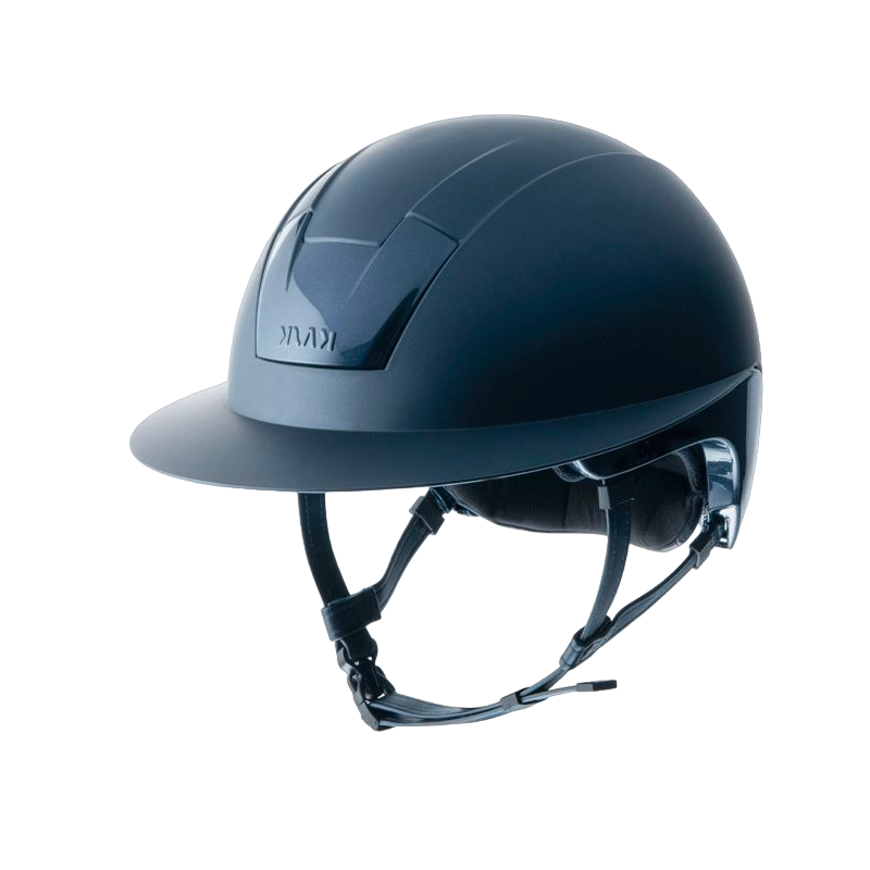 Kask - Casque d'équitation Kooki Lady marine mat | - Ohlala