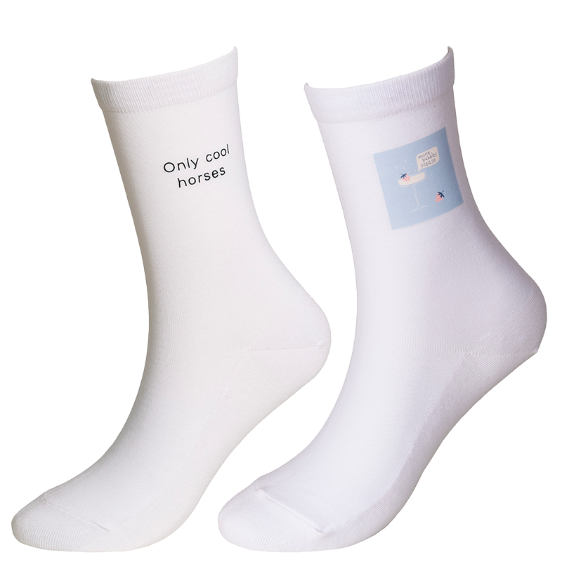 Kentucky Horsewear - Cool Horses white riding socks x2