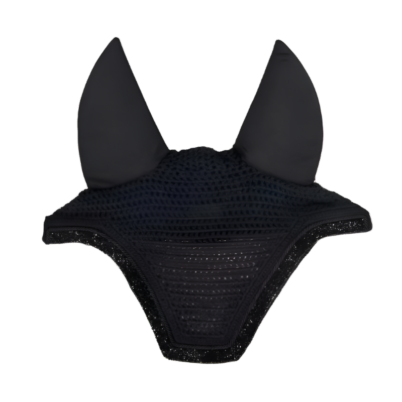 Kentucky Horsewear - Willington Glitter Stone Black Horse Bonnet