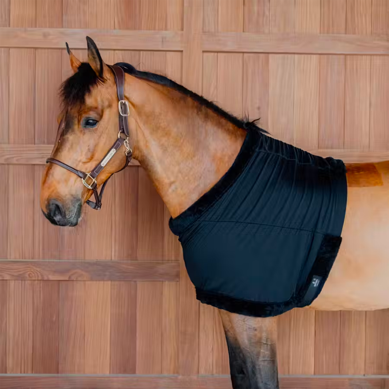 Kentucky Horsewear - Protège poitrail noir | - Ohlala