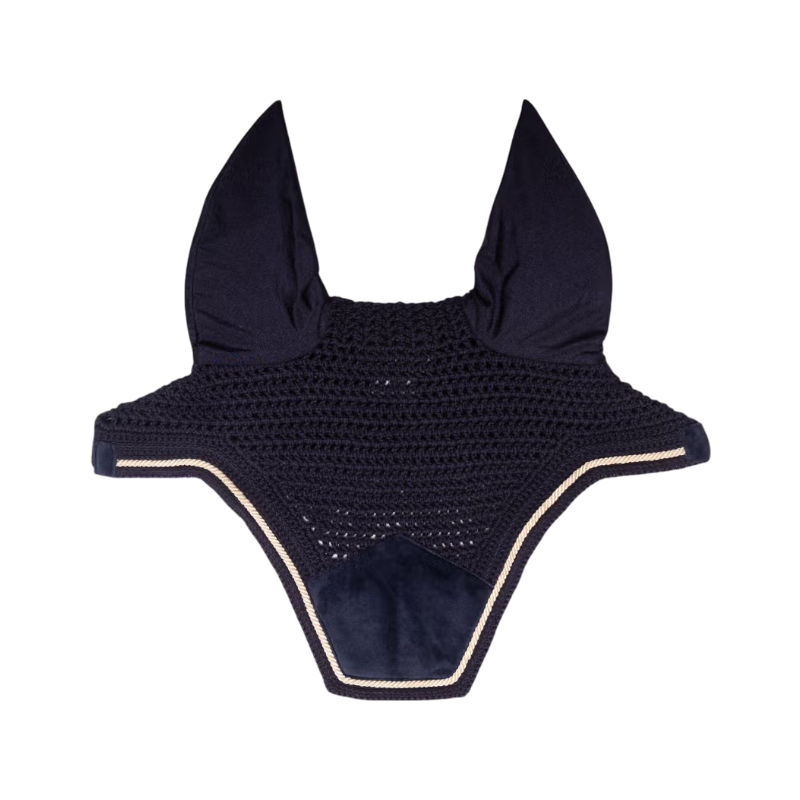 Kentucky Horsewear - Bonnet pour chevaux Wellington Velvet dark navy | - Ohlala