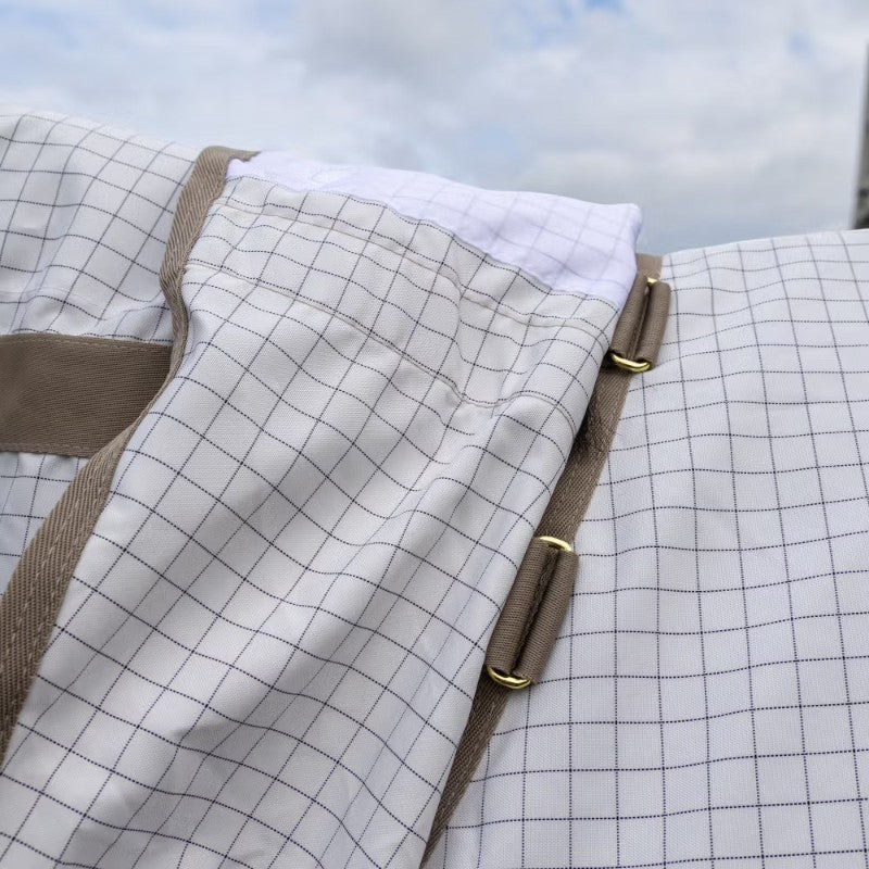 Kentucky Horsewear - Couverture anti-mouches Sweet Itch Fly Comfort blanc | - Ohlala