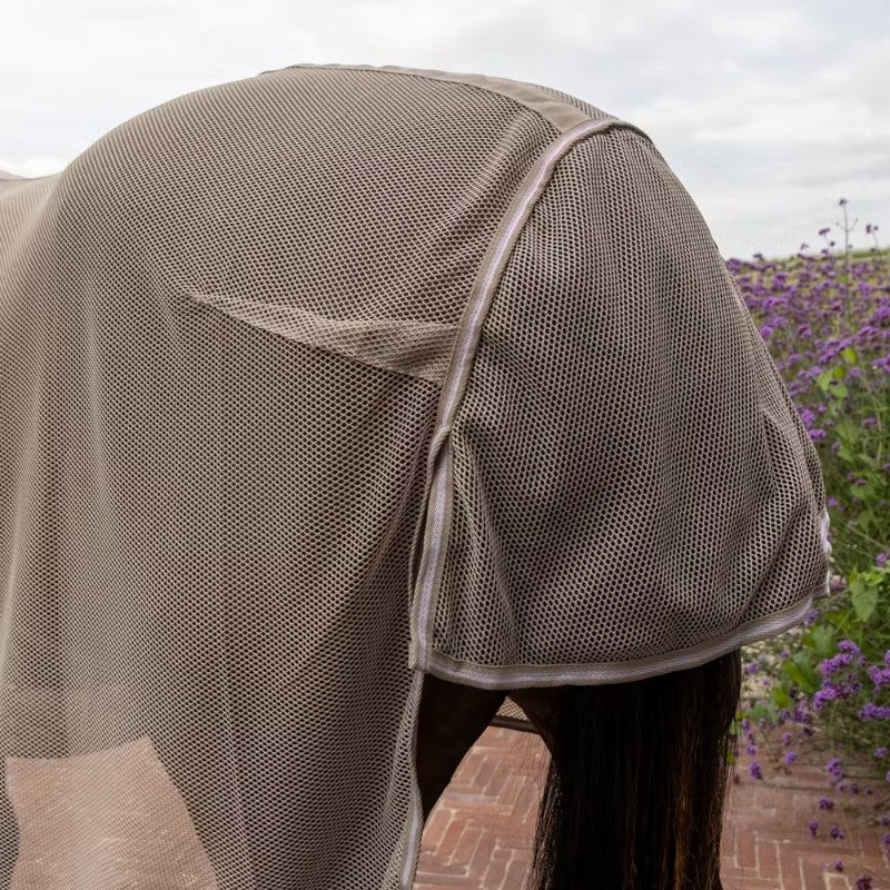 Kentucky Horsewear - Couverture anti-mouches avec protection ventrale Comfort beige | - Ohlala