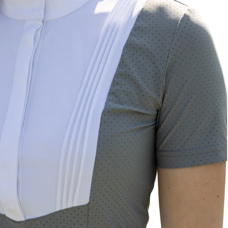 Kentucky Horsewear - Polo manches courtes femme Heritage Air gris