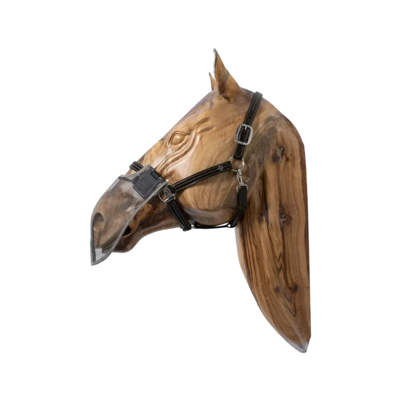 Kentucky Horsewear - Filet de nez anti-mouches gris | - Ohlala