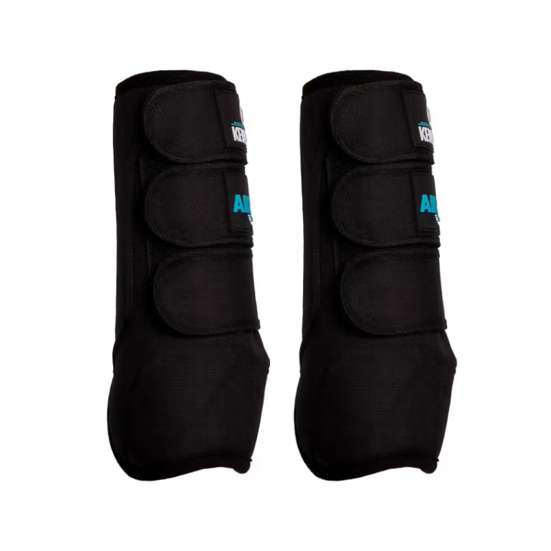 Kentucky Horsewear - 3D Air Flow Skin Friendly front cross gaiters black