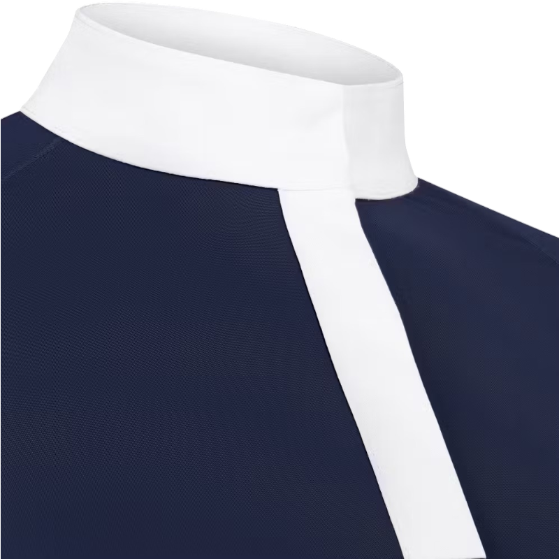 Kentucky Horsewear - Damen Langarm-Polo Classic Marine