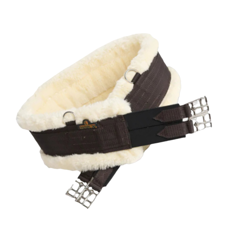 Kentucky Horsewear - Sangle mouton classique choco | - Ohlala