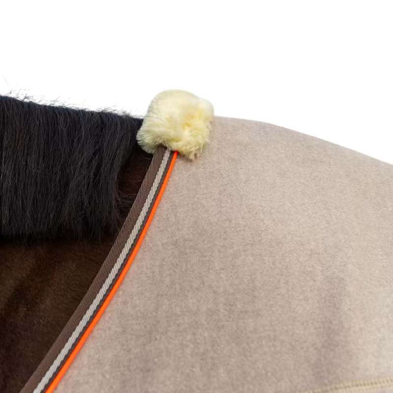 Kentucky Horsewear - Couverture polaire Heavy Melange beige | - Ohlala