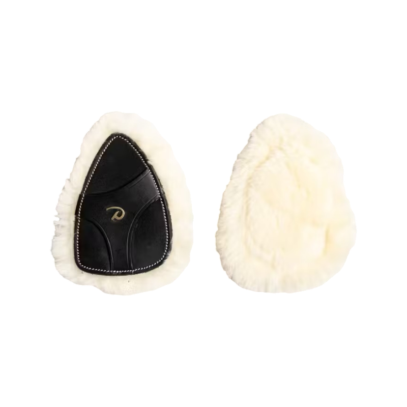 Dyon - Veganer Lammfellschutz für Halsband Jagd 5 Punkte D schwarz