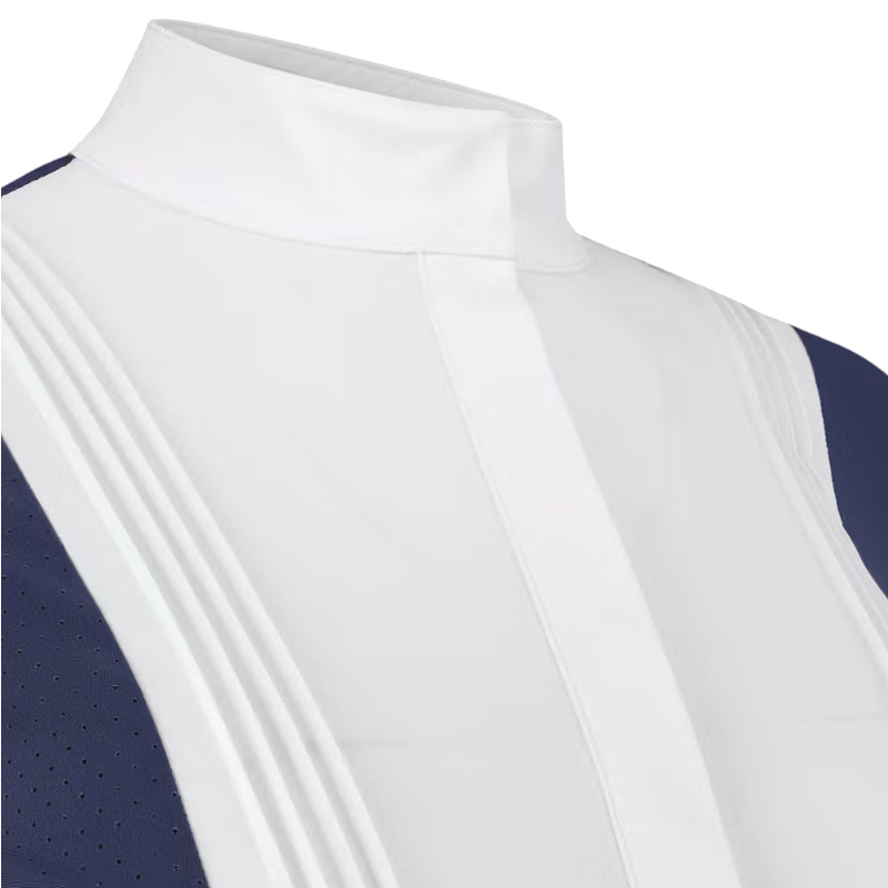 Kentucky Horsewear - Langarm-Wettbewerbspolo für Damen Heritage Air marine