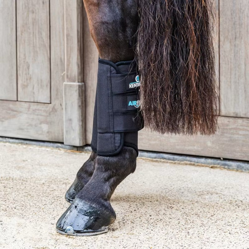Kentucky Horsewear - 3D Air Flow zwarte cross achterste guêtres